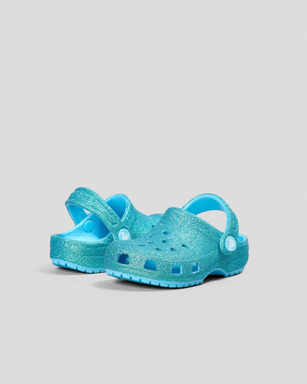 Toddlers' Classic Glitter Clogs Shoes