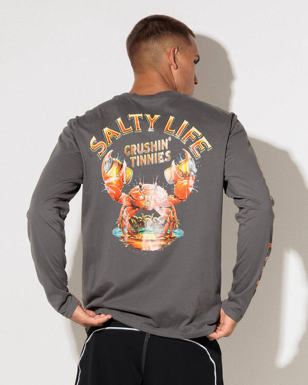Smashed Crab Long Sleeve Surf T-Shirt
