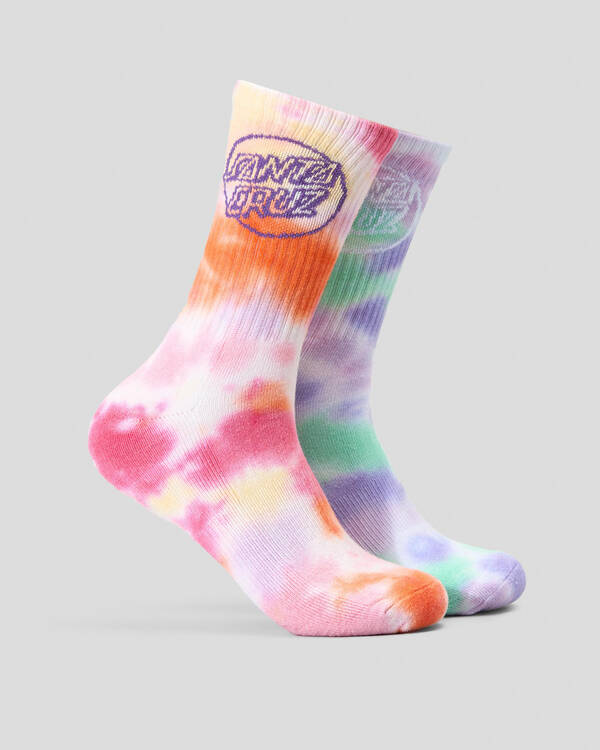 Girl's Opus Dot Tie Crew Sock Pack