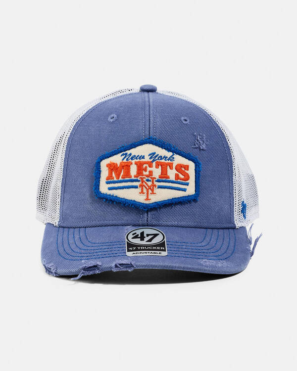 New York Mets Well Worn Hitch Trucker Cap