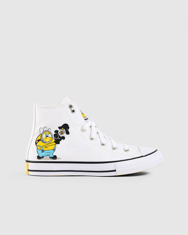 Kids' Minions Chuck Taylor All Star Hi Tops Shoes