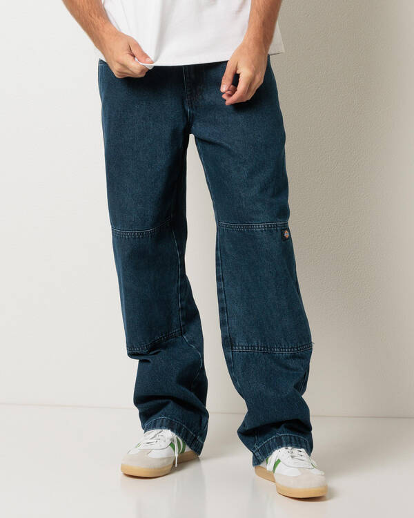 Double Knee Denim Pants