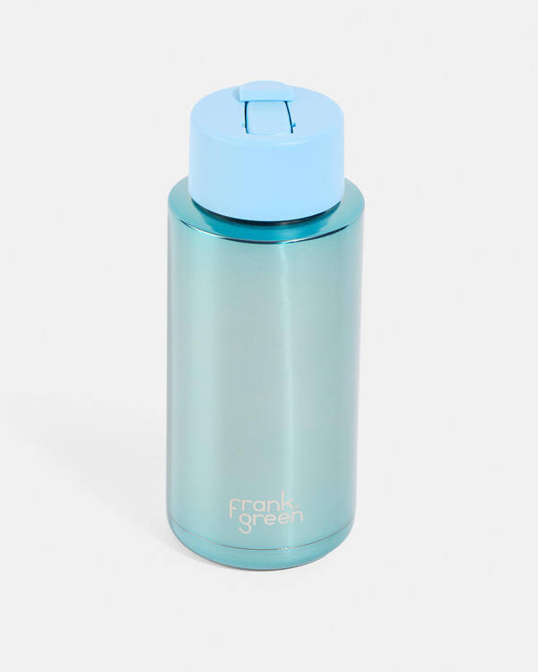 34 OZ Reusable Bottle With Straw Lid