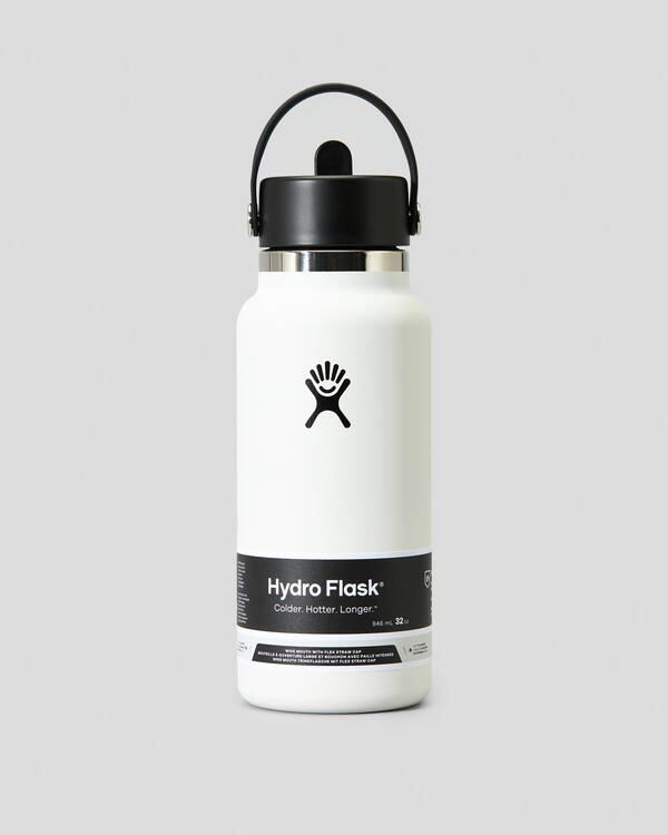 32oz Wide Mouth with Flex Straw Cap