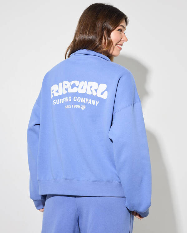 Surf Puff Quarter Zip Sweatshirt