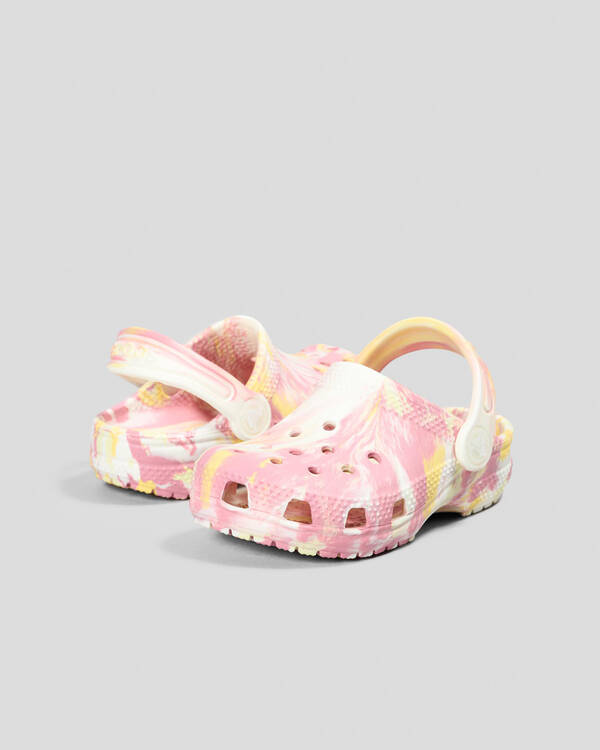Toddlers' Classic Marble Clogs Shoes
