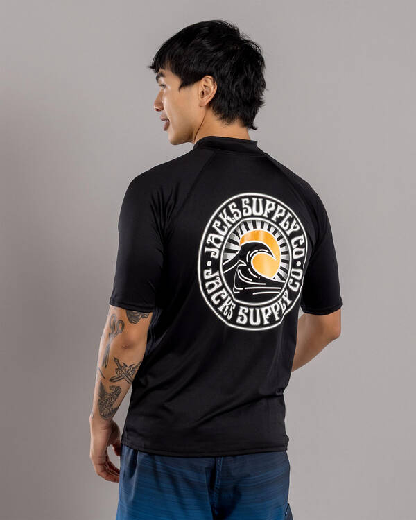 Waves Short Sleeve Rash Vest