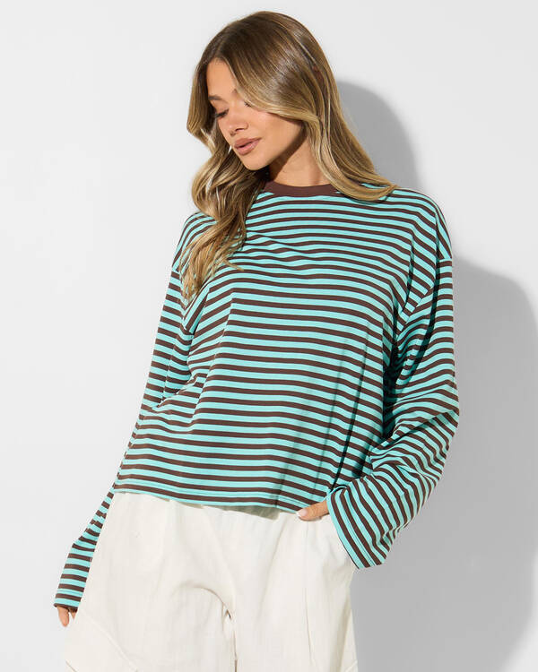 Janet Striped Long Sleeve Top