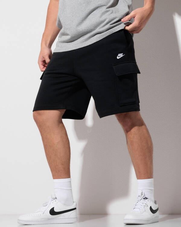 Fleece Cargo Shorts