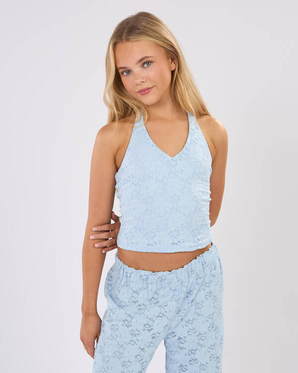 Meli French Lace Halter Top