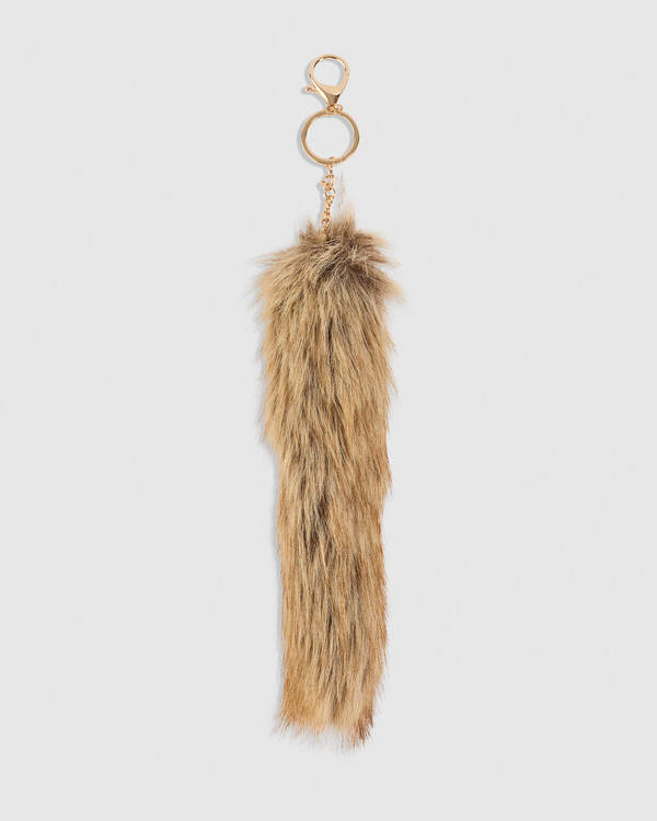 Faux Fur Tail Bag Charm