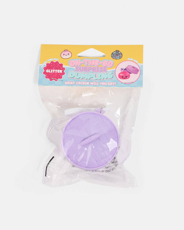 Dumpling Squishy Fidget Bag Charm