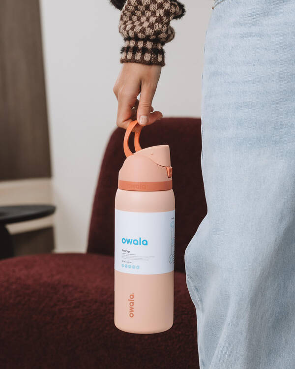 24oz FreeSip Stainless Steel Water Bottle