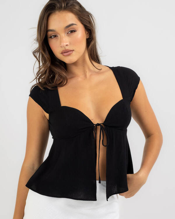 Lilibet Tie Front Top