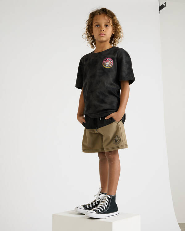 Toddlers' Split Elastic Waist Shorts