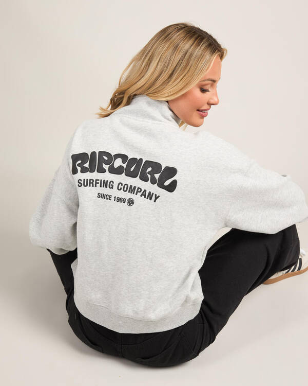 Surf Puff Quarter Zip Sweatshirt