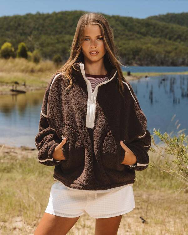 Summit Quarter Zip Polar Fleece Sweatshirt