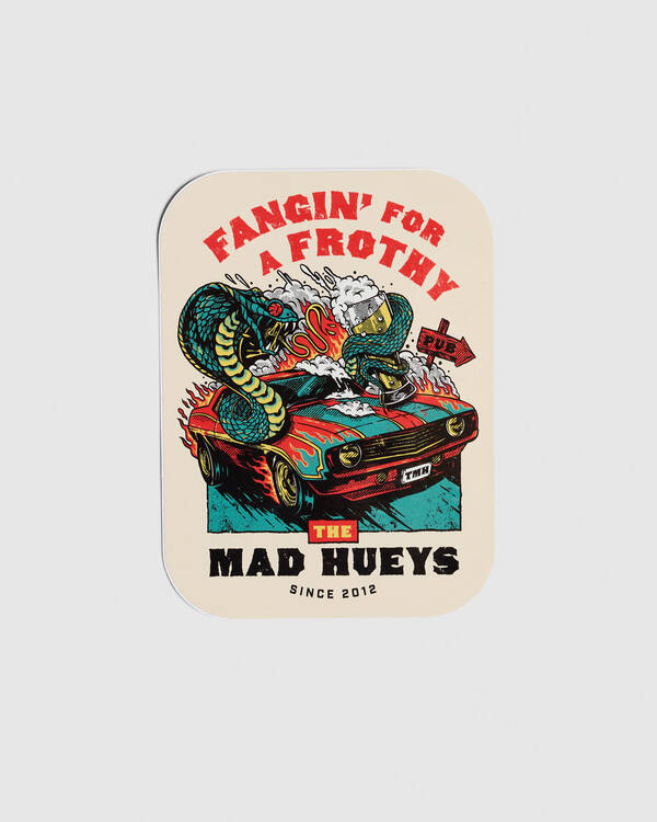Frothy Fanging Sticker