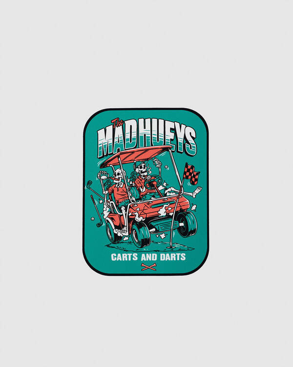 Carts And Darts Sticker