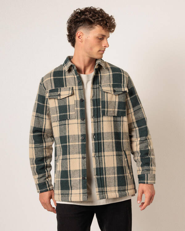 Hollow Long Sleeve Flannel Shirt