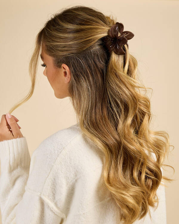 Frangipani Hair Claw Clip