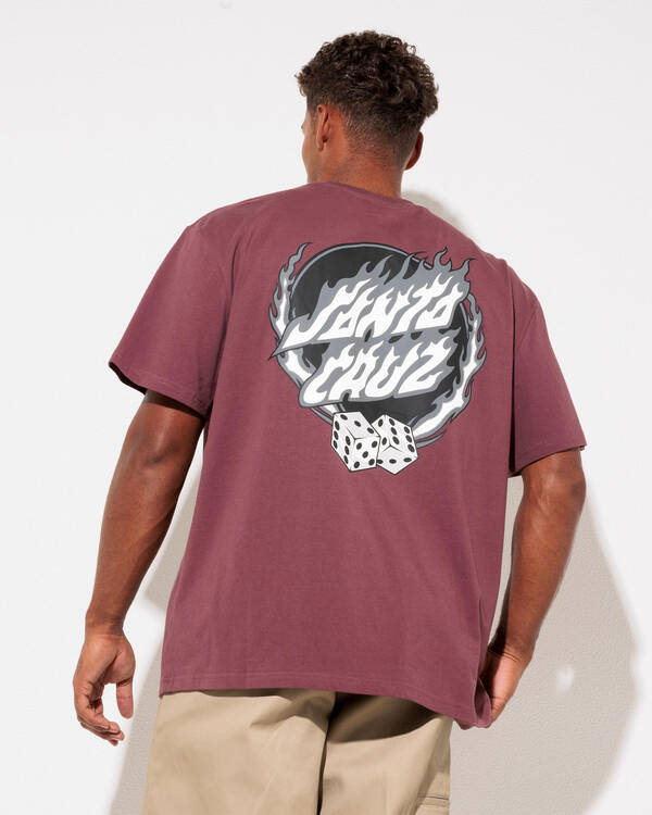Dice Flame Dot T-Shirt