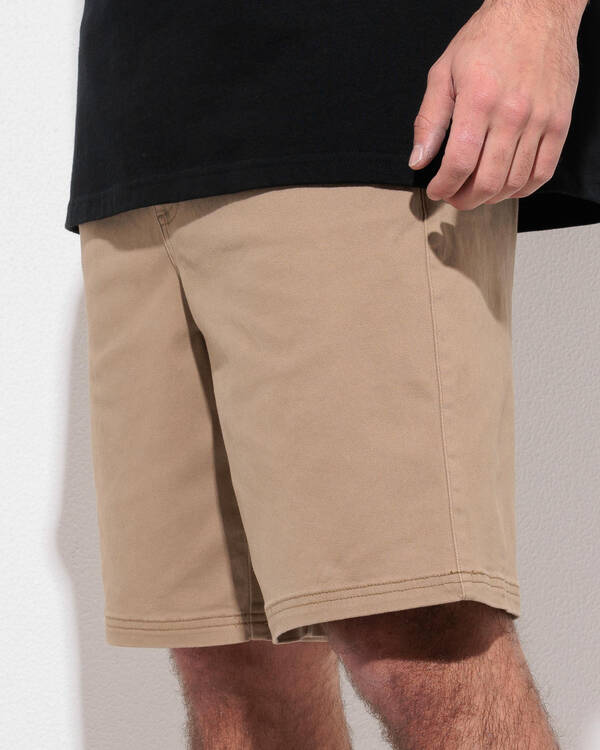Glare Elastic Waist Shorts