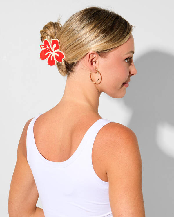 Kali Hibiscus Hair Claw Clip