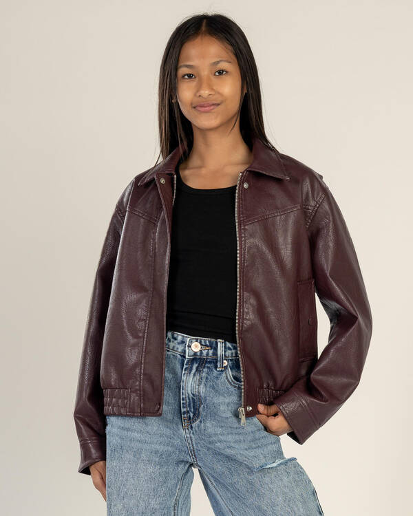 Rebel Faux Leather Jacket