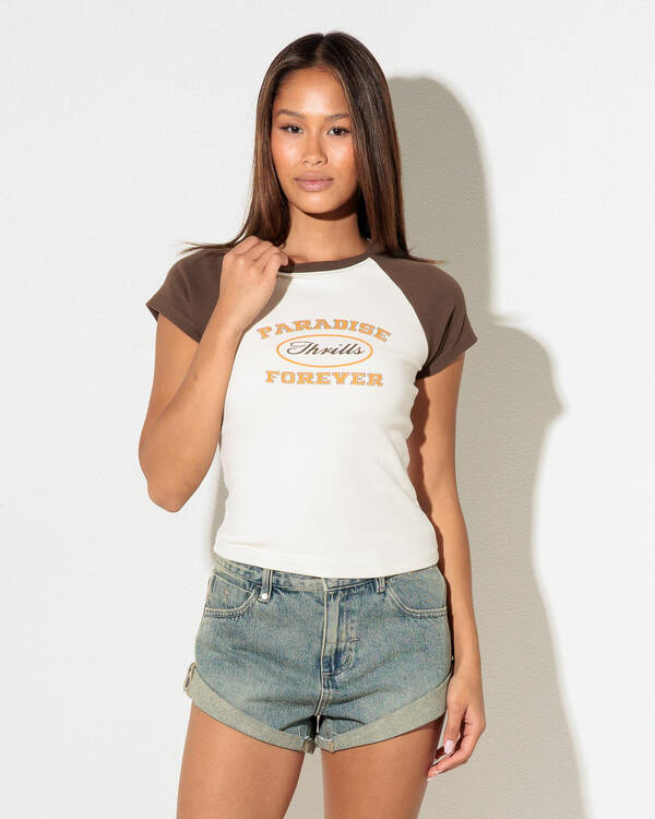 Last Stop Raglan Club Mini Tee