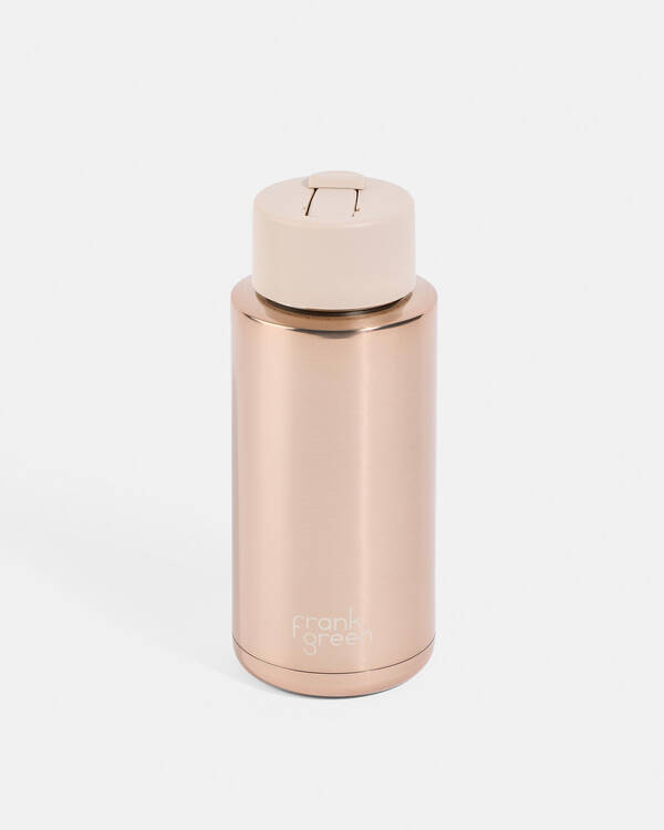 34 OZ Reusable Bottle With Straw Lid