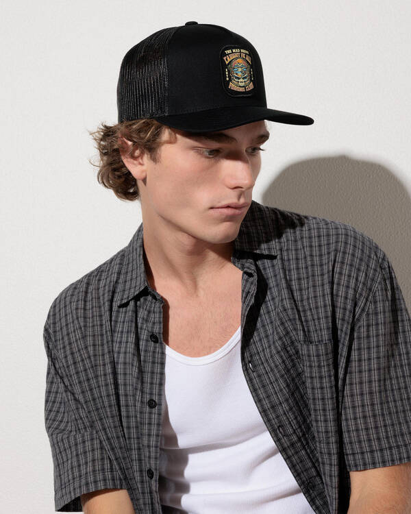 Caught Fk All Skull Trucker Cap