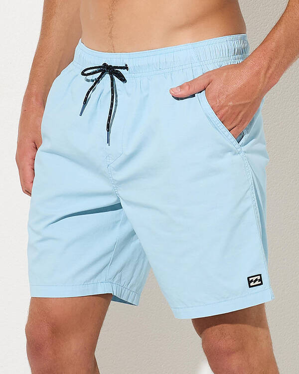 Slub Elastic Walk Shorts