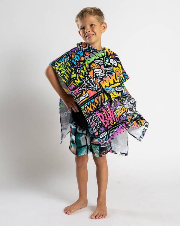 Kids' Crash Hooded Towel