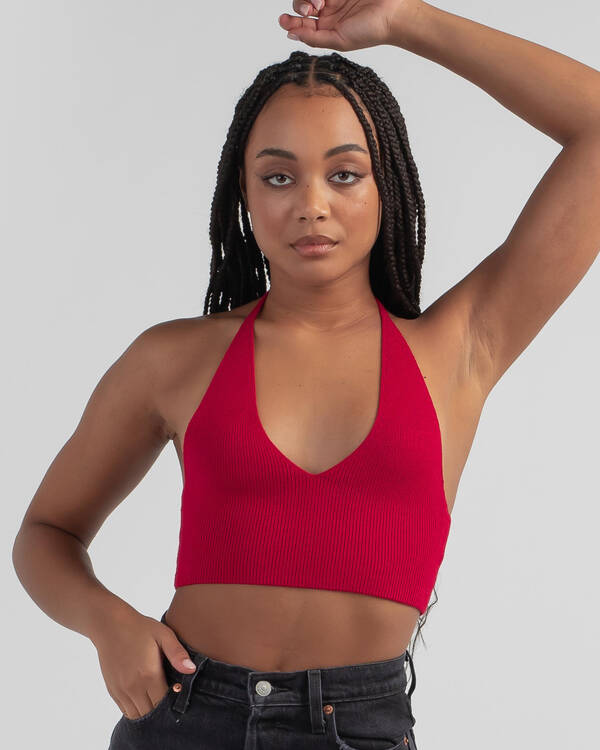 Snoh Knit Halter Top