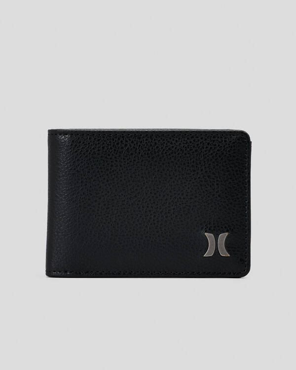 Icon Faux Leather Solid Wallet