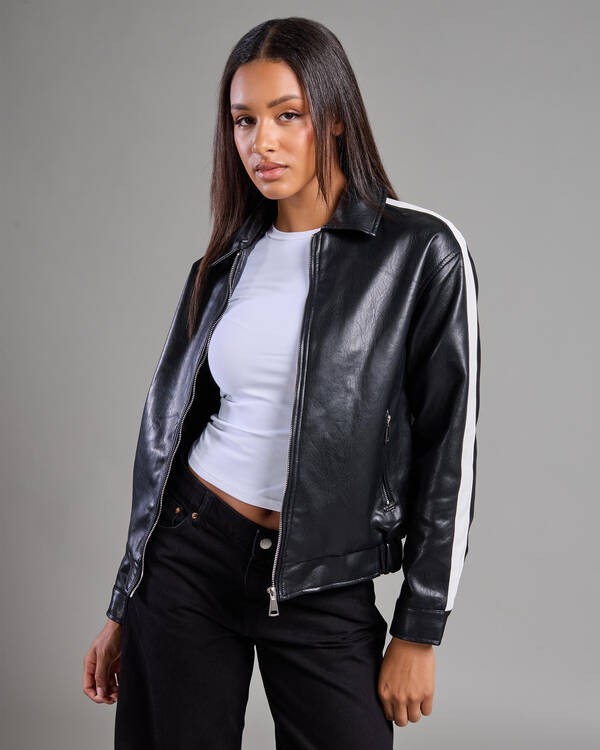 Revolver Faux Leather Jacket