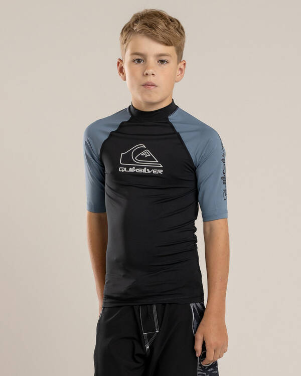 On Tour Boy's Short Sleeve Rash Vest