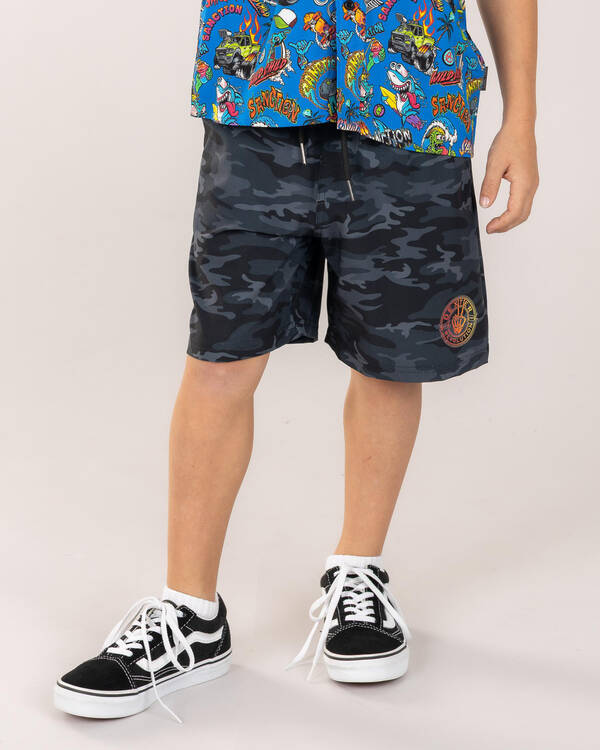 Cloak Elastic Waist Shorts
