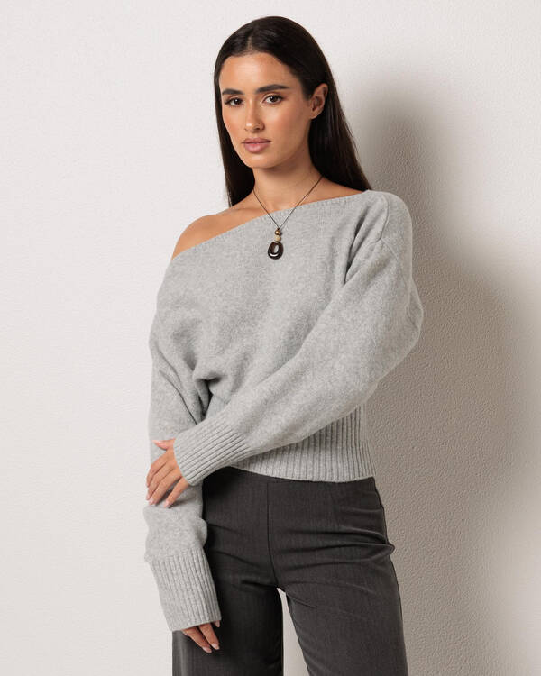 Anni Off Shoulder Knit Jumper