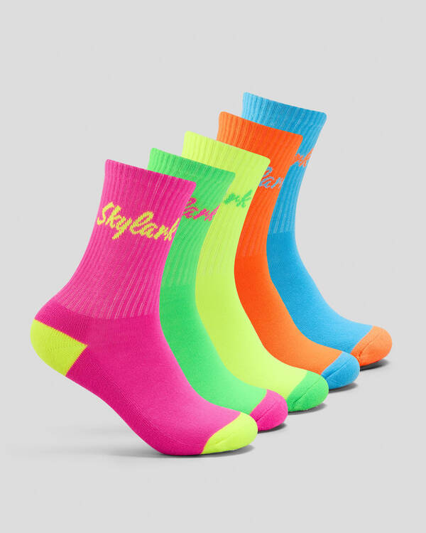 Bright Crew Socks 5 Pack