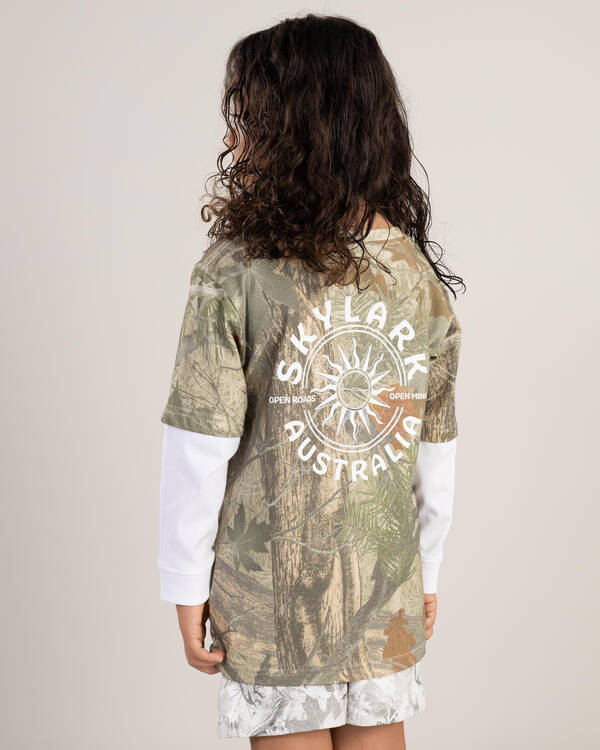 Fragment Layered Long Sleeve T-Shirt
