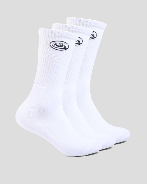 Oval Crew Sock 3 Pack