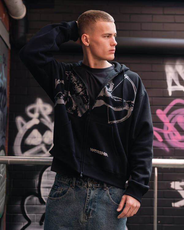 Big Cherub Zip Hoodie