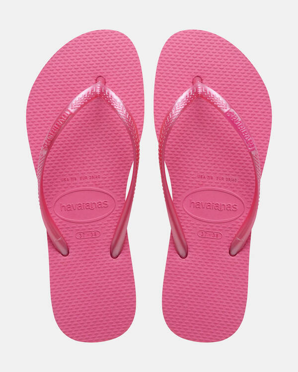 Slim Metallic Thongs
