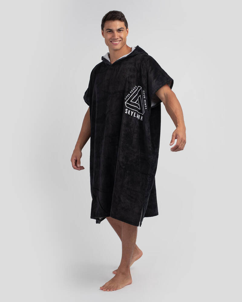 Skylark Breached Hooded Towel for Mens