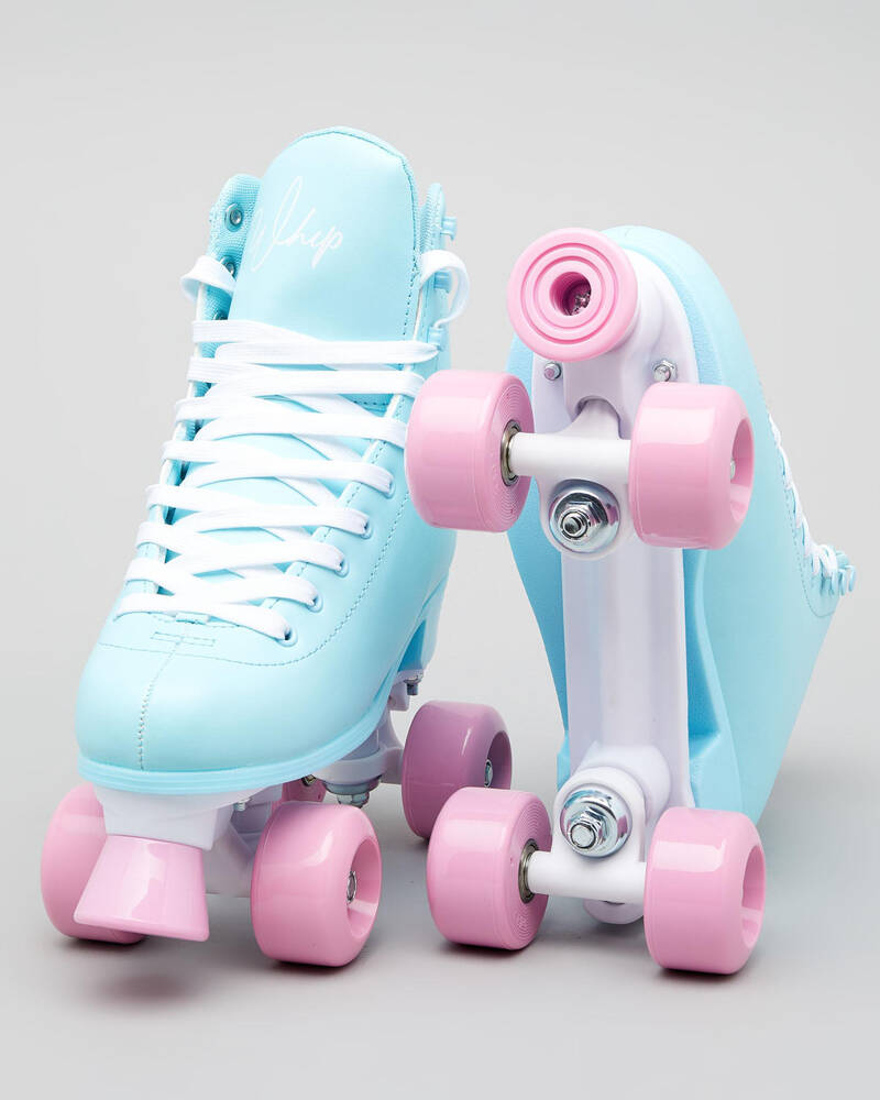 Whip Roller Skates Laced Quad Rollerskates for Unisex
