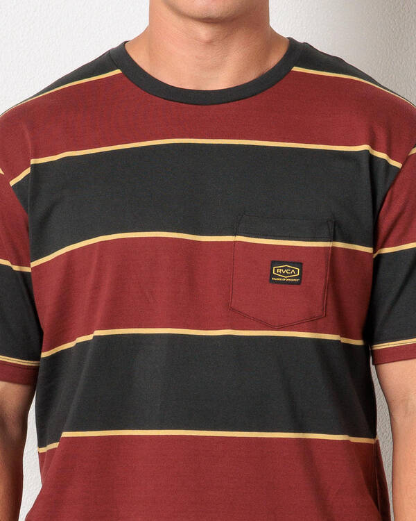 RVCA Dayshift Stripe T-Shirt for Mens
