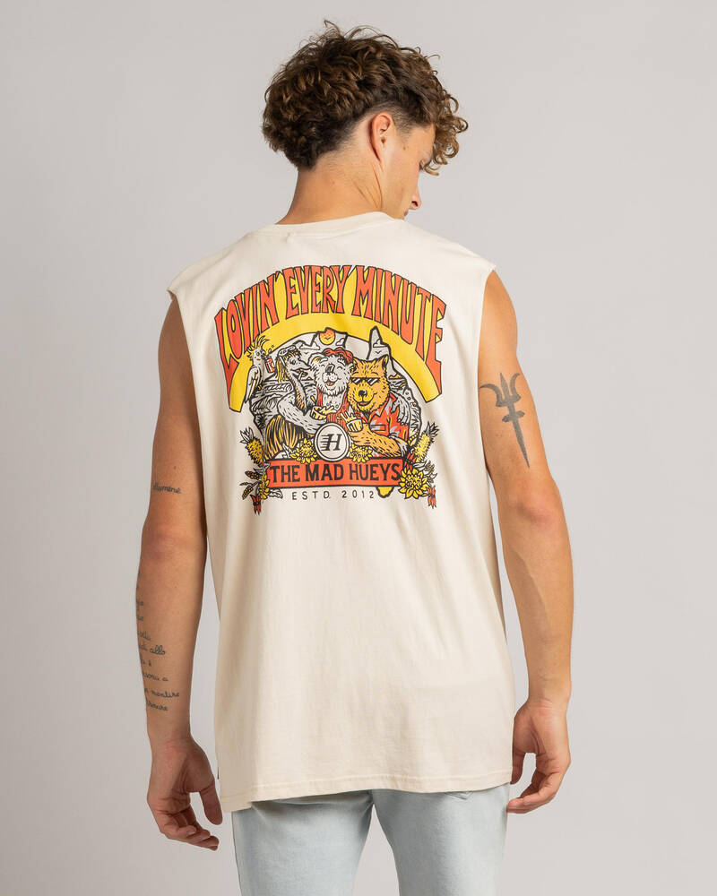 The Mad Hueys Oz Straya Muscle Tank for Mens