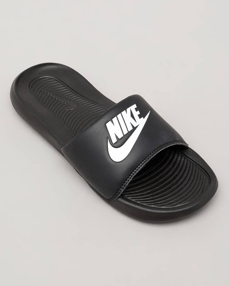 Nike Boys' Victori One Slides In Black/white-black - Fast Shipping ...